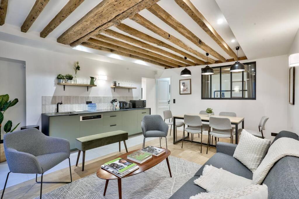 Magnifique Appartement Pour 6 - Montorgueil Paris Exterior foto